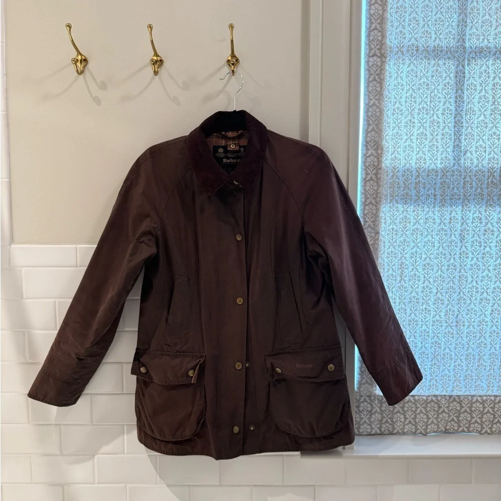 Barbour. Beadnell Waxed Jacket. Brown. US 6. - Picture 8 of 12